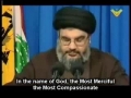 Nasrallah speaking about prisoner swap - Arabic Sub English